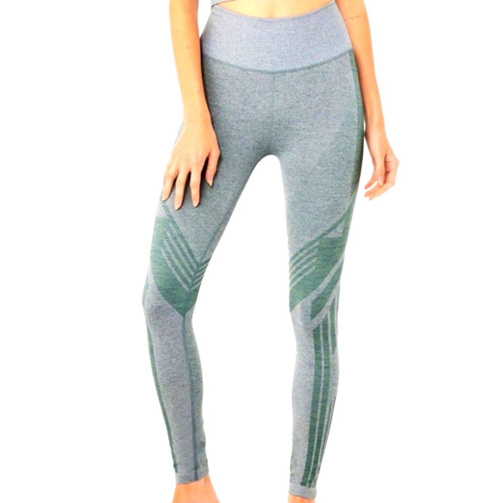 Alo Yoga 7/8 High Waist Seamless Tempo Legging Blue XS
